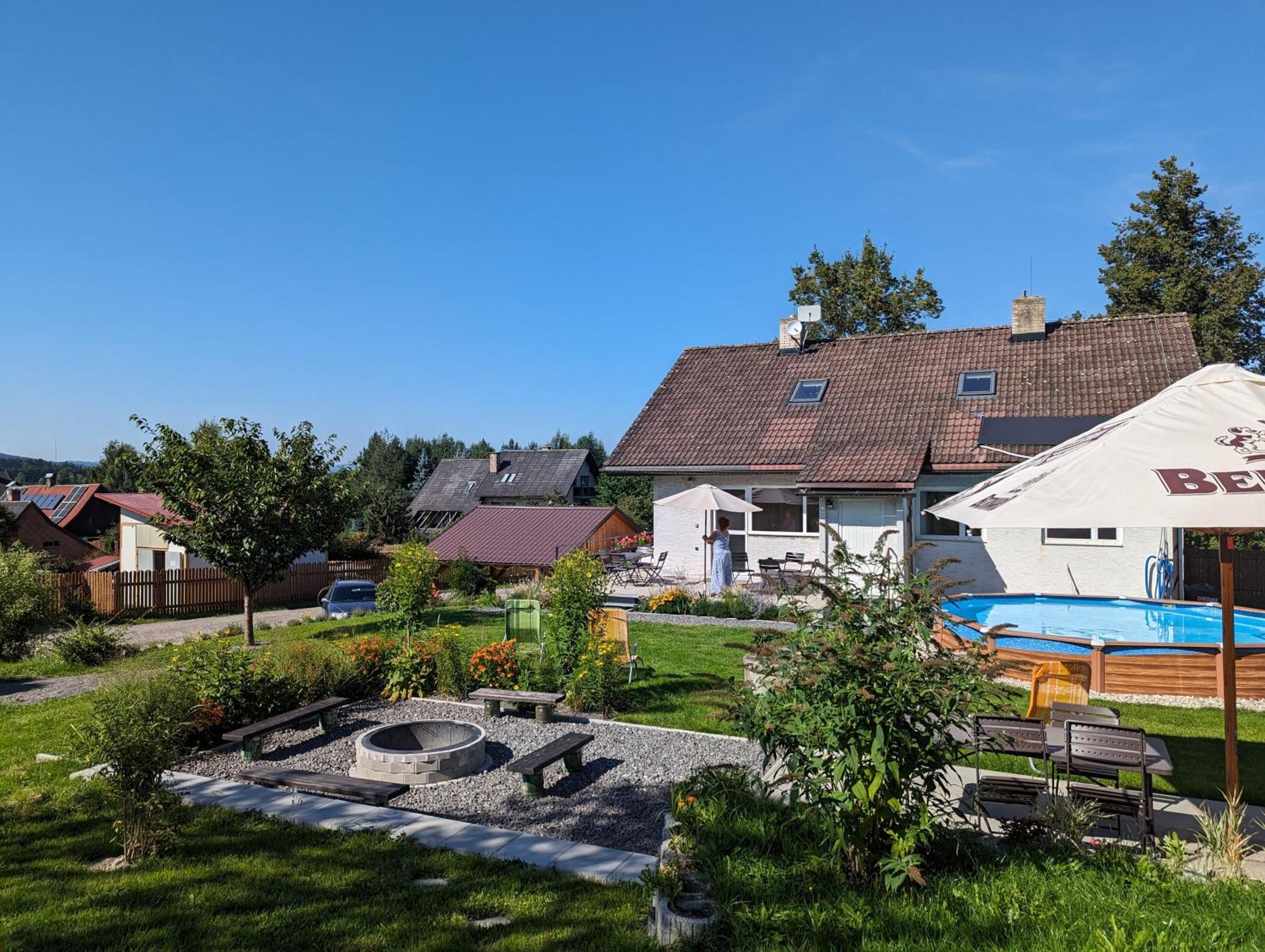 Penzion u Vichu Červená Voda Esterno foto